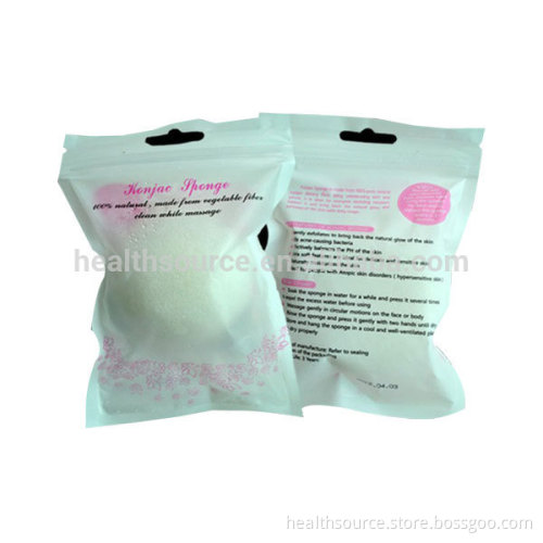natural whitening konjac facial sponge 2014 hot sale